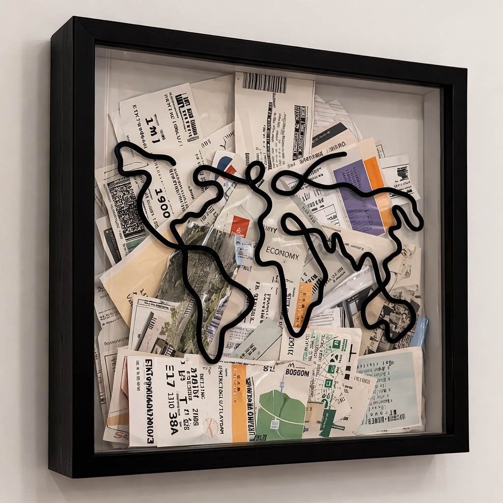 Travel Memories Shadow Box Frame