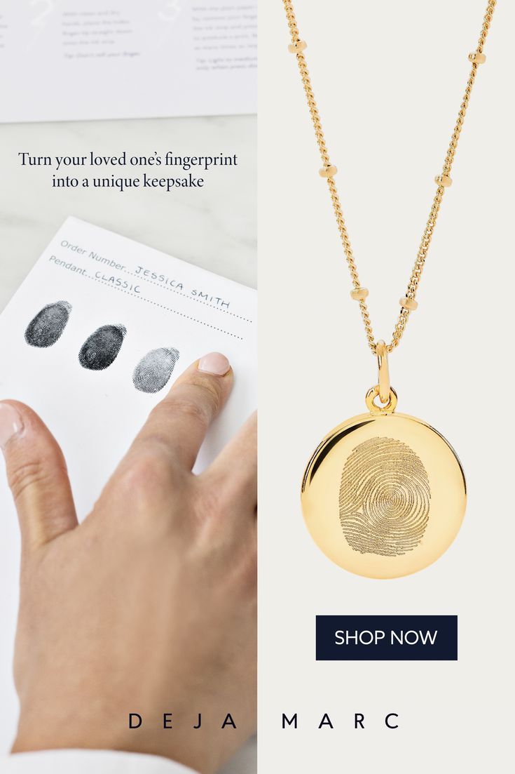The Classic Fingerprint Necklace